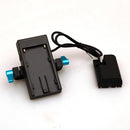 LP-E6 Power Supply Plate Mount Rod Clamp for F970 Battery 7D 6D 70D 5D2 5D3