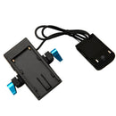 LP-E6 Power Supply Plate Mount Rod Clamp for F970 Battery 7D 6D 70D 5D2 5D3