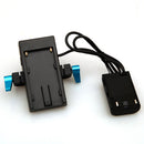 LP-E6 Power Supply Plate Mount Rod Clamp for F970 Battery 7D 6D 70D 5D2 5D3