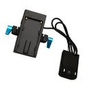 LP-E6 Power Supply Plate Mount Rod Clamp for F970 Battery 7D 6D 70D 5D2 5D3