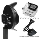 Shoot Port lotus Shape Dome Port Underwater Camera Cover Lens Shell Case for Gopro Hero 5 Camera