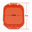 Underwater Sea Diving Lens Filter Cap for GoPro Hero 3+ 4 Waterproof Housing Case Red