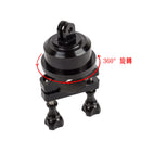 360 Rotation Swivel Selfshot Helmet Connector Base Mount Adapter For Gopro
