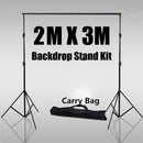 10ft Adjustable Background Support Stand Photo Backdrop Kit Photography