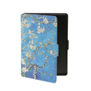Flower Pattern Ultra Slim Magnetic PU Leather Smart Cover Case for Amazon Kindle Paperwhite 1/2/3