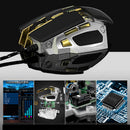 4000DPI 7D USB Wired Computer PC Mechanical Gaming Mouse LED Backlight Black