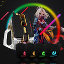 4000DPI 7D USB Wired Computer PC Mechanical Gaming Mouse LED Backlight Black