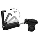 Camera Tripod Pan Tilt Head with Quick Release Plate Phone Clip for Tripod