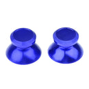 Gamepad Metal ABXY Button + Analog Thumbsticks Joystick + Chrome D-pad for Sony PS4 DualShock Game Controller Blue