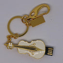 Violin USB Flash Pen Slim Drive Pendrive Memory Stick for Computer White 4GB