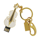 Violin USB Flash Pen Slim Drive Pendrive Memory Stick for Computer White 32GB