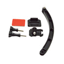 Helmet Extension Self Photo Arm Holder+Curved Adhesive Mount for GoPro 5 4 3 SJCAM SJ6000 Camera