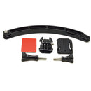 Helmet Extension Self Photo Arm Holder+Curved Adhesive Mount for GoPro 5 4 3 SJCAM SJ6000 Camera