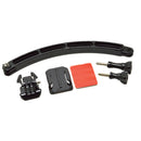 Helmet Extension Self Photo Arm Holder+Curved Adhesive Mount for GoPro 5 4 3 SJCAM SJ6000 Camera