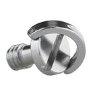 Mini 1/4'' D-Ring Screw Stainless Steel for Camera Tripod Quick Release Plate