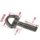 1/4" D-Ring Stainless Steel Screw For Camera Tripod Quick Release Plate