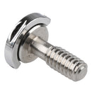 1/4" D-Ring Stainless Steel Screw For Camera Tripod Quick Release Plate