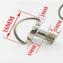 1/4'' D-Ring Iron Screw For Camera Tripod Quick Release Plate Photography