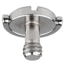 Mini 1/4'' D-Ring Screw Stainless Steel for DSLR Cam Camcorder Camera Tripod Quick Release QR Plate LS012
