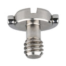 Mini 1/4'' D-Ring Screw Stainless Steel for DSLR Cam Camcorder Camera Tripod Quick Release QR Plate LS007