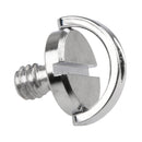 Mini 1/4'' D-Ring Screw Stainless Steel for DSLR Cam Camcorder Camera Tripod Quick Release QR Plate LS048