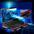 4 Fans LED USB Adjustable Stand Pad Cooler for Laptop Notebook 10"-17"