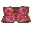 4 Fans LED USB Adjustable Stand Pad Cooler for Laptop Notebook 10"-17"