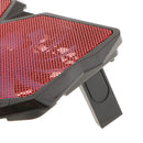 4 Fans LED USB Adjustable Stand Pad Cooler for Laptop Notebook 10"-17"