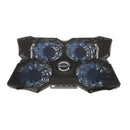LED Adjustable Stand USB 4 Fan Cooling Cooler Pad for 10"-17" Laptop PC