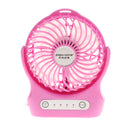 Fan Portable USB Mini Desktop Desk Table Electric Rechargeable for Laptop PC