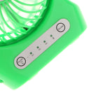 Mini Portable Desk Laptop PC USB Cooler Small Fan Cooling for Home Office Green