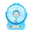 Mini Portable Desk Laptop PC USB Cooler Small Fan Cooling for Home Office Blue