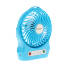 Mini Portable Desk Laptop PC USB Cooler Small Fan Cooling for Home Office Blue