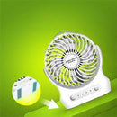 Mini Portable Desk Laptop PC USB Cooler Small Fan Cooling for Home Office White