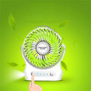 Mini Portable Desk Laptop PC USB Cooler Small Fan Cooling for Home Office White