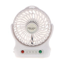 Mini Portable Desk Laptop PC USB Cooler Small Fan Cooling for Home Office White
