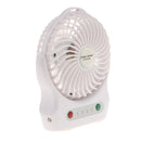 Mini Portable Desk Laptop PC USB Cooler Small Fan Cooling for Home Office White