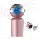 Mini Wired Microphone Portable Handheld Cellphone Karaoke Player Universal Silver