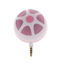 Mini Portable Travel Bass Speaker for iPod iPhone MP3 Mobile Phone 3.5mm Pink