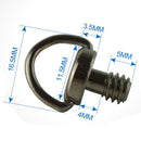 1/4'' Camera Hex Socket Screw for Tripod Monopod Quick Release Plate LS076