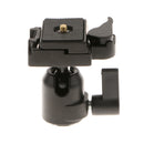 QZSD-001 Tripod Monopod Ball Head 360 Degree 1/4'' with Quick Release Plate for Canon Nikon DSLR Camera