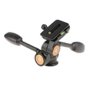 QZSD-80 Tripod Monopod Ball Head 3-way Panhead 1/4" Screw for DSLR Camera