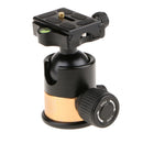 QZSD-10 Tripod Monopod Ball Head 360 Degree 1/4'' with Quick Release Plate for Canon Nikon DSLR Camera