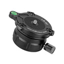 KINGJOY Pro Aluminum Tripod Leveling Ball Head Base w/ Bubble Level Inclination 15Â° for Canon Nikon Camera