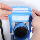 Waterproof Underwater Housing Case Pouch Dry Bag for DSLR Digital Camera Blue