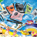 Waterproof Underwater Housing Case Pouch Dry Bag for DSLR Digital Camera Pink
