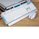 2.4GHz Wireless Keyboard & Mouse for Laptop with Multimedta Hot Keys White