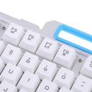 2.4GHz Wireless Keyboard & Mouse for Laptop with Multimedta Hot Keys White