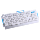 2.4GHz Wireless Keyboard & Mouse for Laptop with Multimedta Hot Keys White