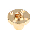 Brass Flange Trapezoidal 4 Start Nut for 3D Printer Z Axis 8mm Lead Screw